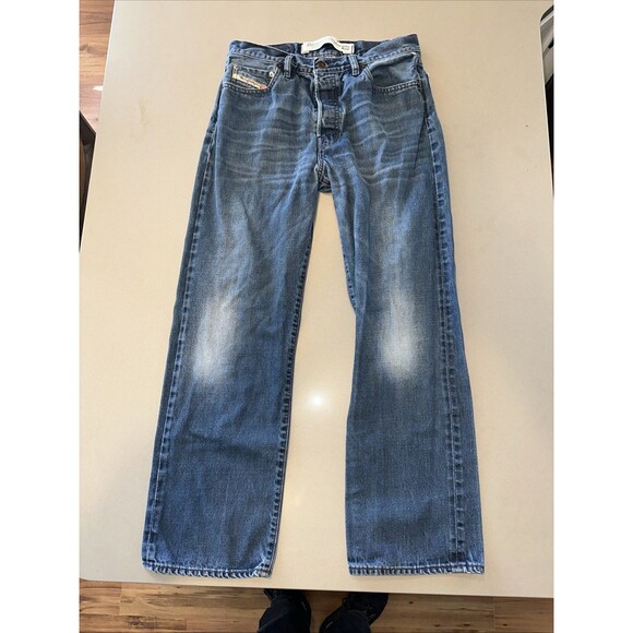 Diesel Industry Jeans Mens Made in Italy Type RR55 Denim Size 31x27 Rise 10” - Picture 1 of 8
